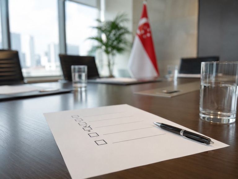 An office scene showing a human recruiter and an AI interface screen collaboratively reviewing candidate profiles, with