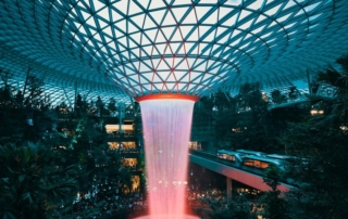 Singapore expat personal income tax 2026 — Jewel Changi Rain Vortex