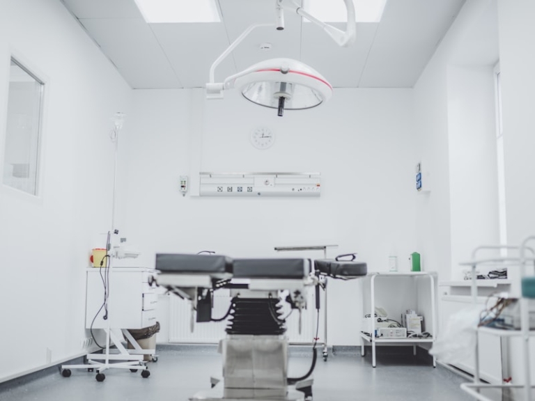Equipment in a clinical treatment room