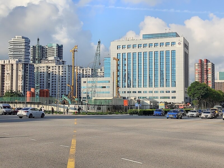 ICA building representing losing Singapore PR status through bankruptcy or conviction