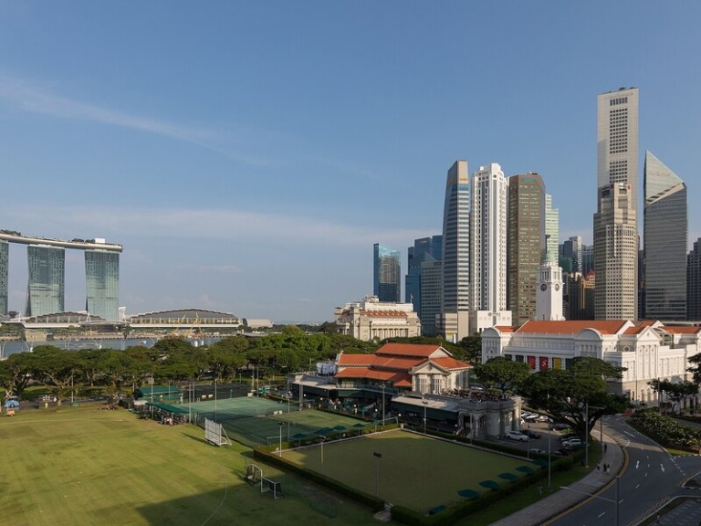 South African family moving from South Africa to Singapore with luggage at Changi Airport