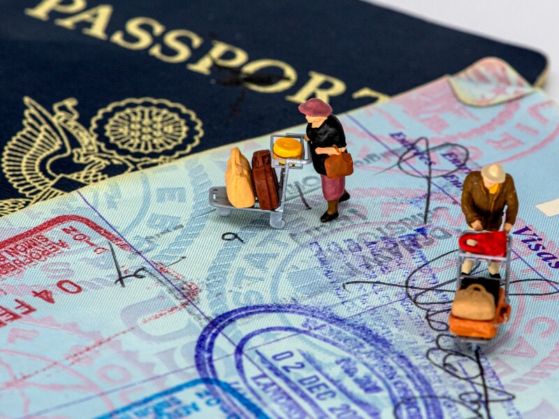 Documents being prepared for a PR after a cross-border divorce application