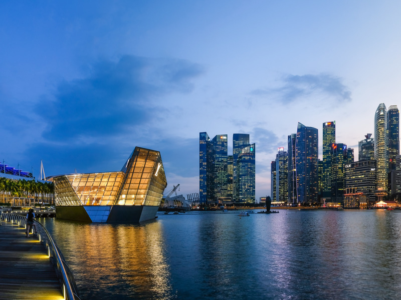 Marina Bay skyline representing relocating from Brazil to Singapore